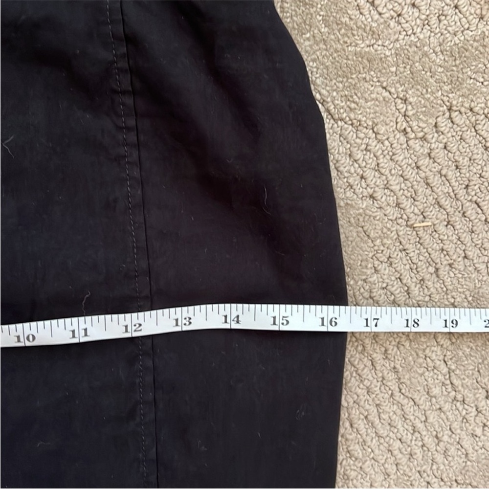 NWT Anthropologie Linden Slim Square-Neck Black Bodycon Midi Dress Size Small - Picture 13 of 16